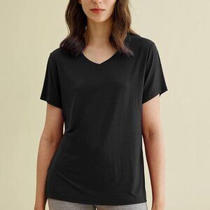 Latuza Bamboo Short Sleeve V-Neck Tee SZ 3X SUPER SOFT!